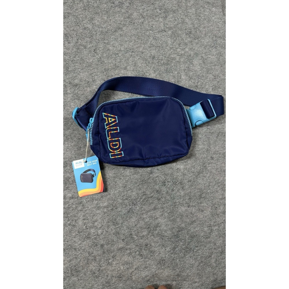 ALDI Gear Navy Dark Blue Belt Bag Fanny Pack New Spring 2024 Collection Travel